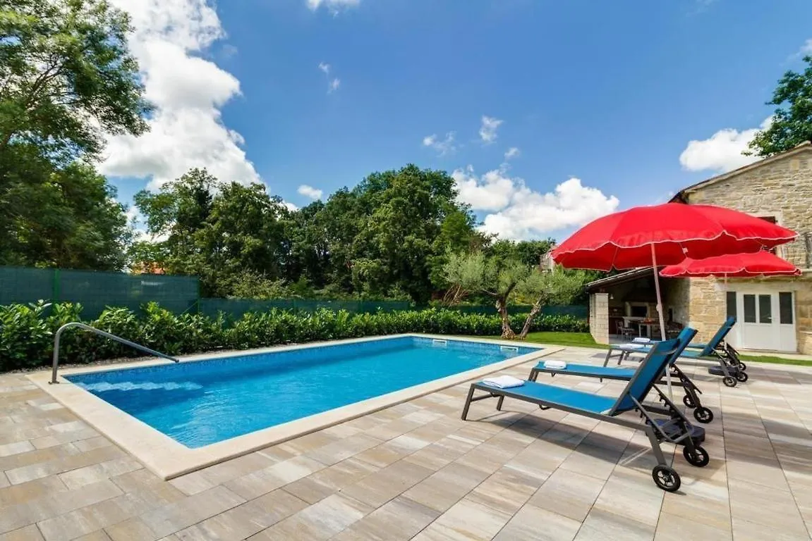 別荘 Villa Zoro Mit Schoenen Garten Und Privatem Pool パジン クロアチア
